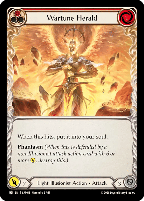 Wartune Herald (Red) — Silver Age - Prism, Advent of Thrones — Flesh and Blood