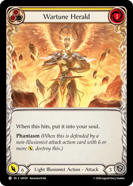 Wartune Herald (Yellow) — Silver Age - Prism, Advent of Thrones — Flesh and Blood