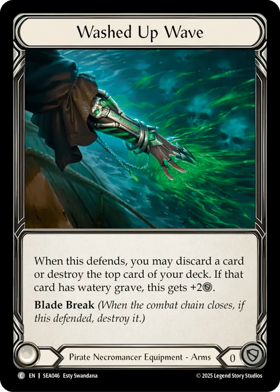Washed Up Wave — High Seas — Flesh and Blood