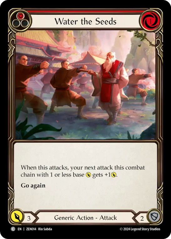 Water the Seeds (Red) — Zen - Blitz Deck — Flesh and Blood