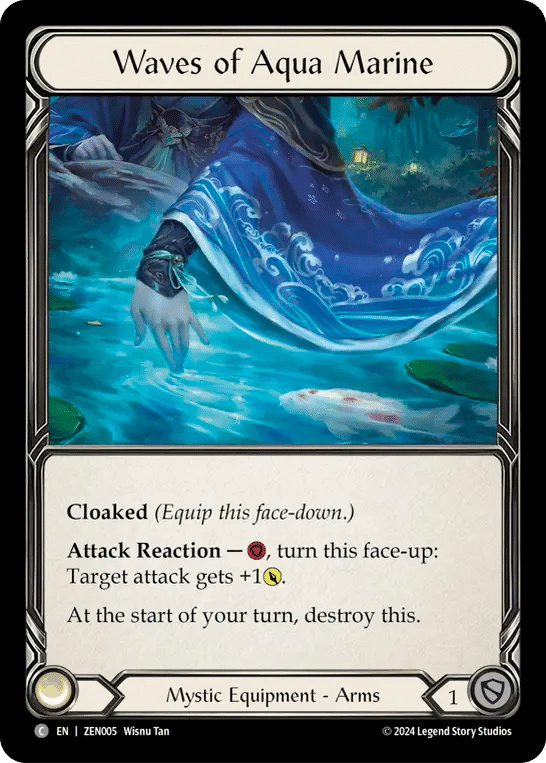 Waves of Aqua Marine — Zen - Blitz Deck — Flesh and Blood