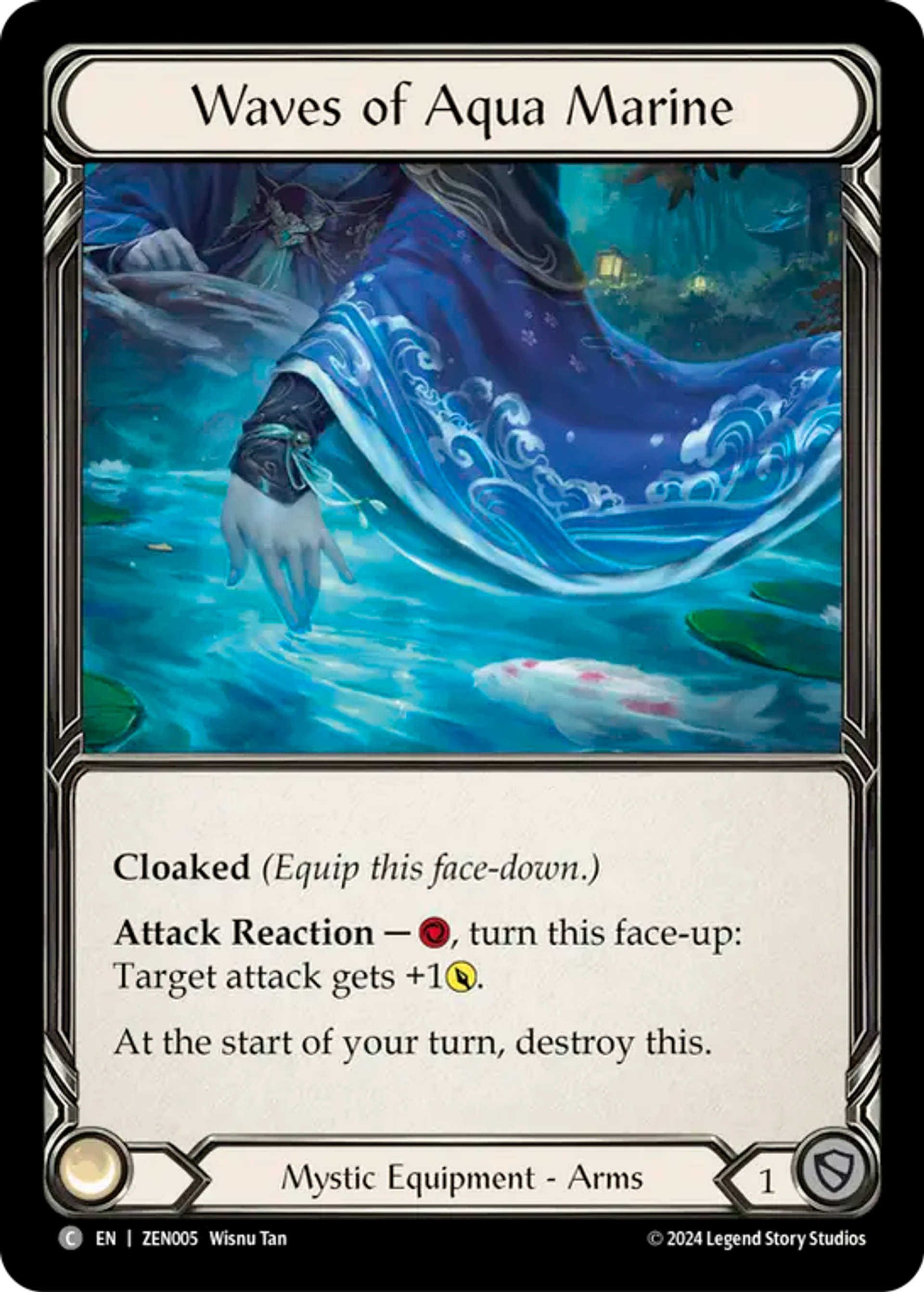 Waves of Aqua Marine — Zen - Blitz Deck — Flesh and Blood