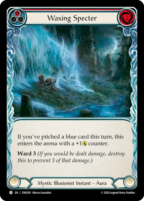 Waxing Specter (Red) — Enigma - Blitz Deck — Flesh and Blood