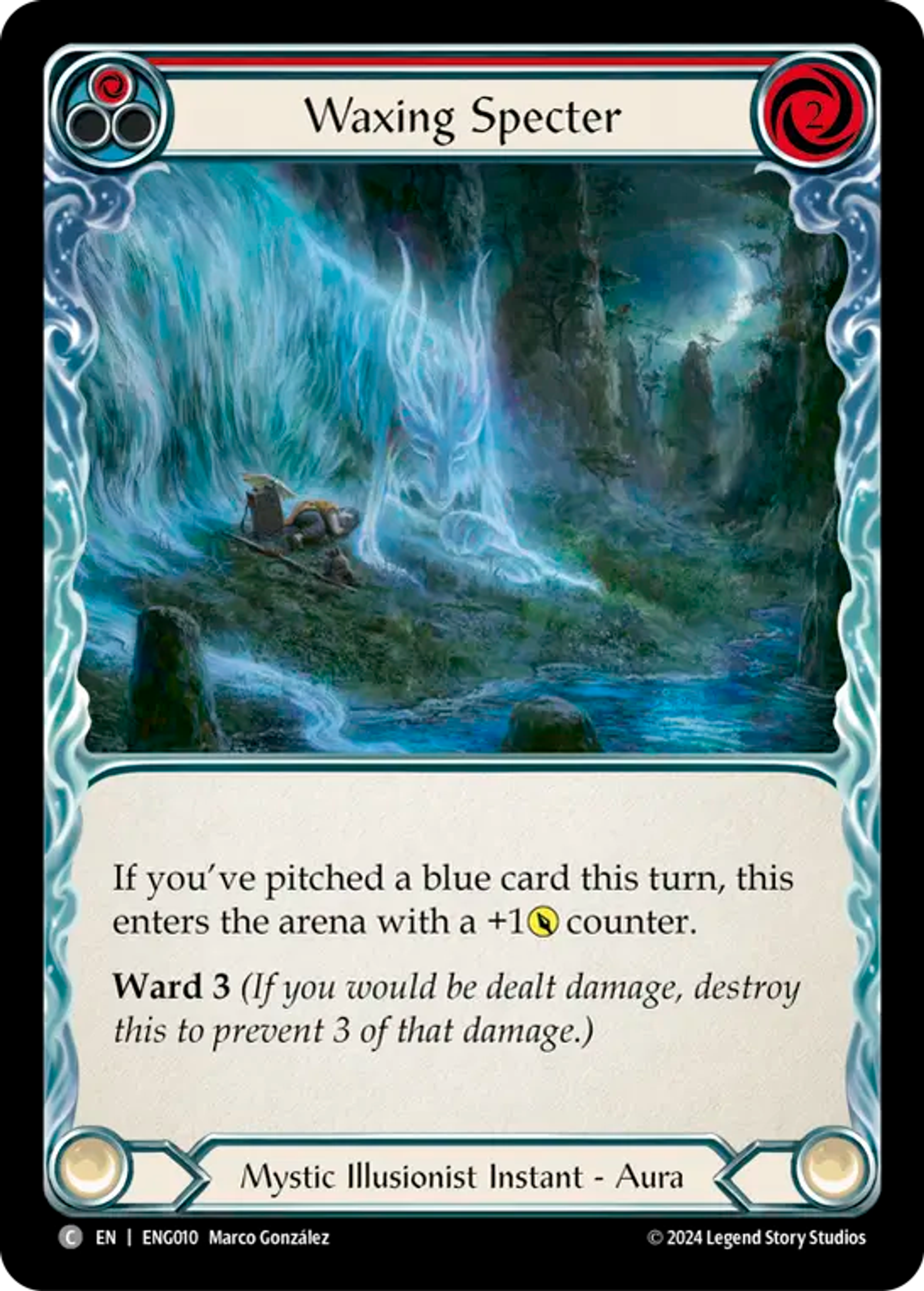 Waxing Specter (Red) — Enigma - Blitz Deck — Flesh and Blood
