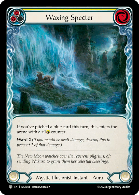 Waxing Specter (Yellow) — Part the Mistveil — Flesh and Blood