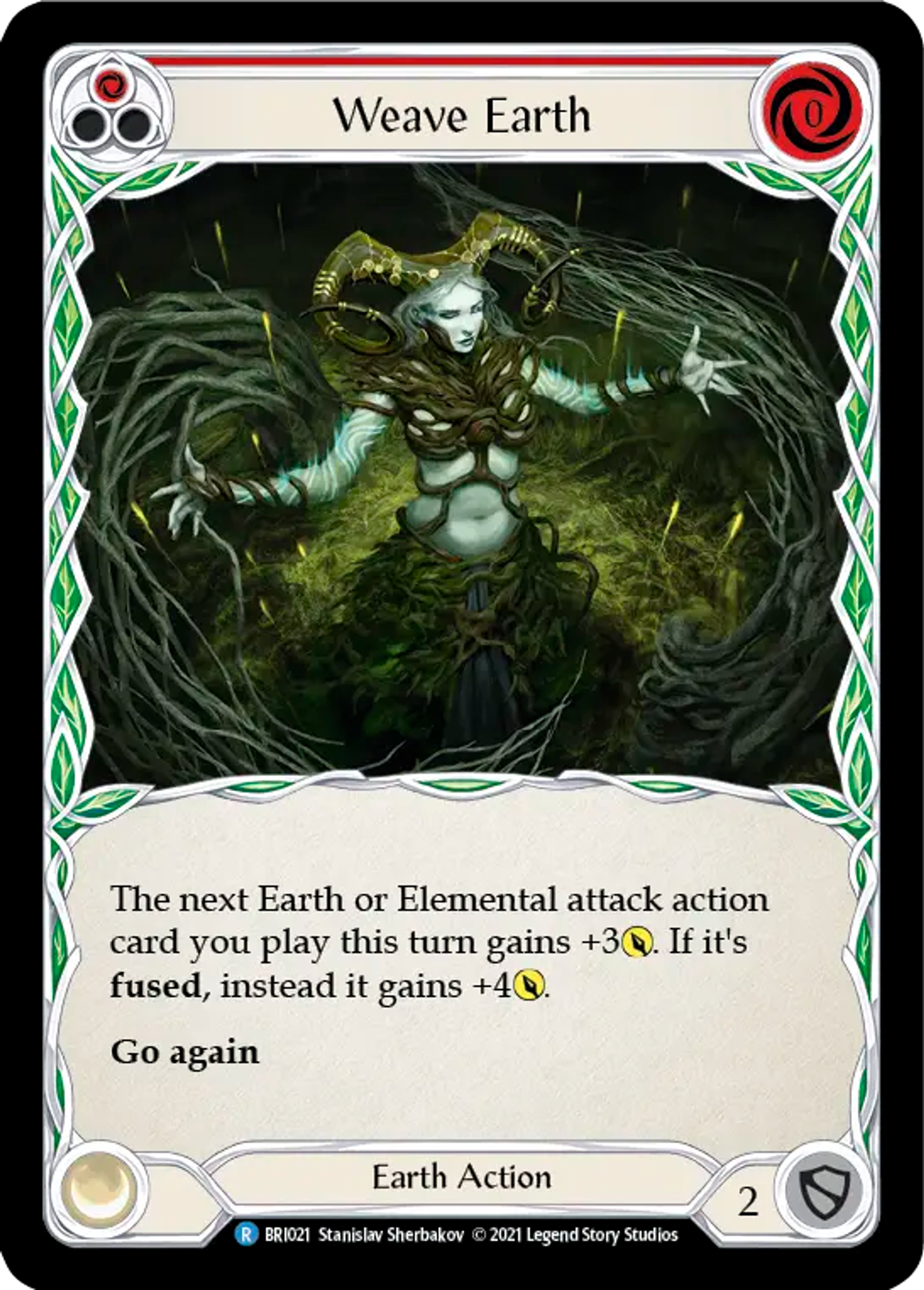 Weave Earth (Red) — Briar - Blitz Deck — Flesh and Blood