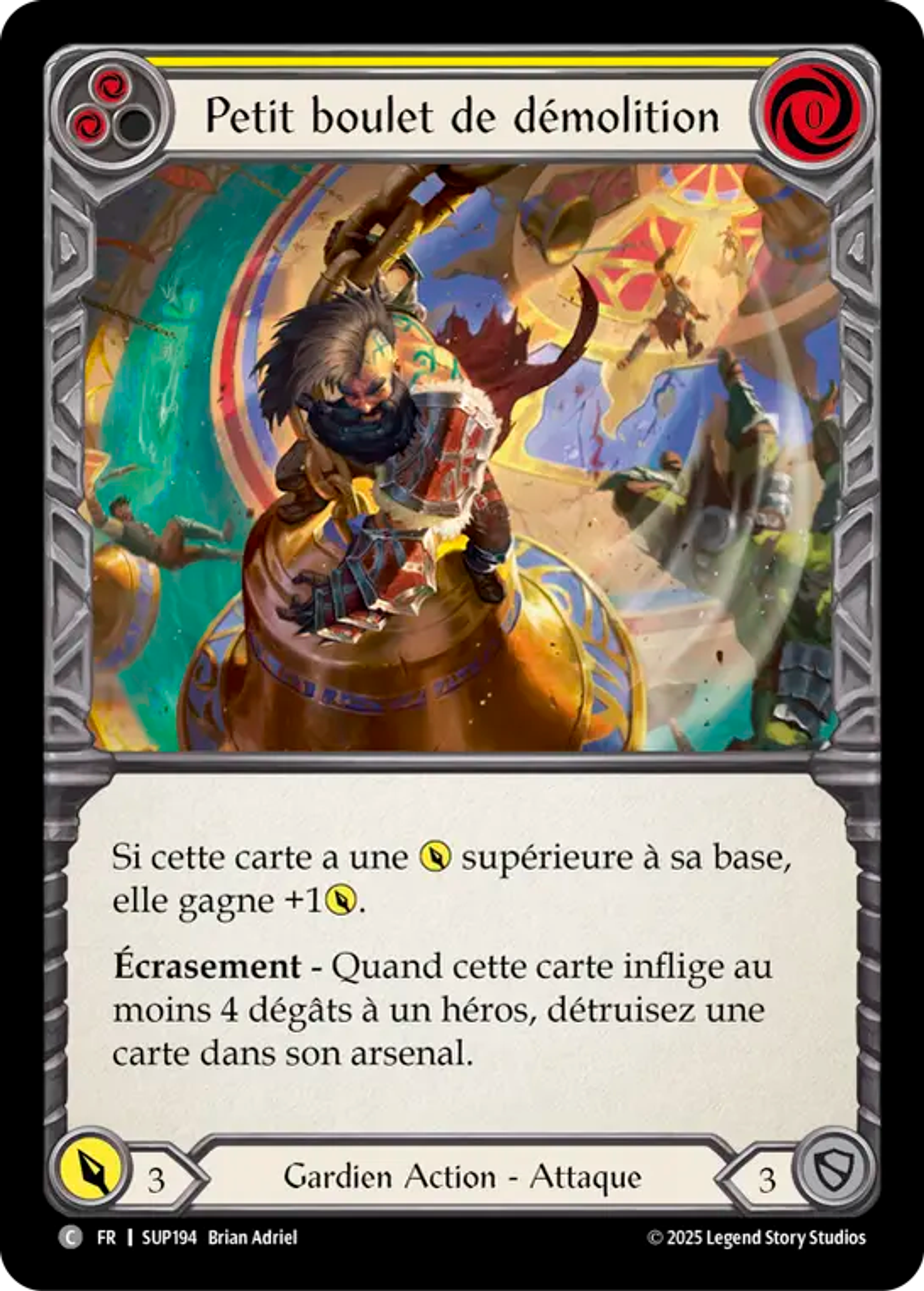 Petit boulet de démolition — Super Slam — Flesh and Blood