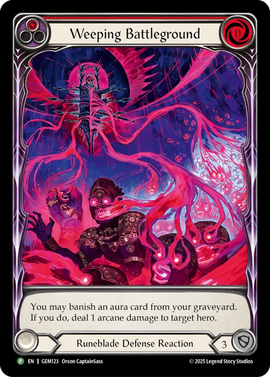 Weeping Battleground — GEM - Pack 4 — Flesh and Blood