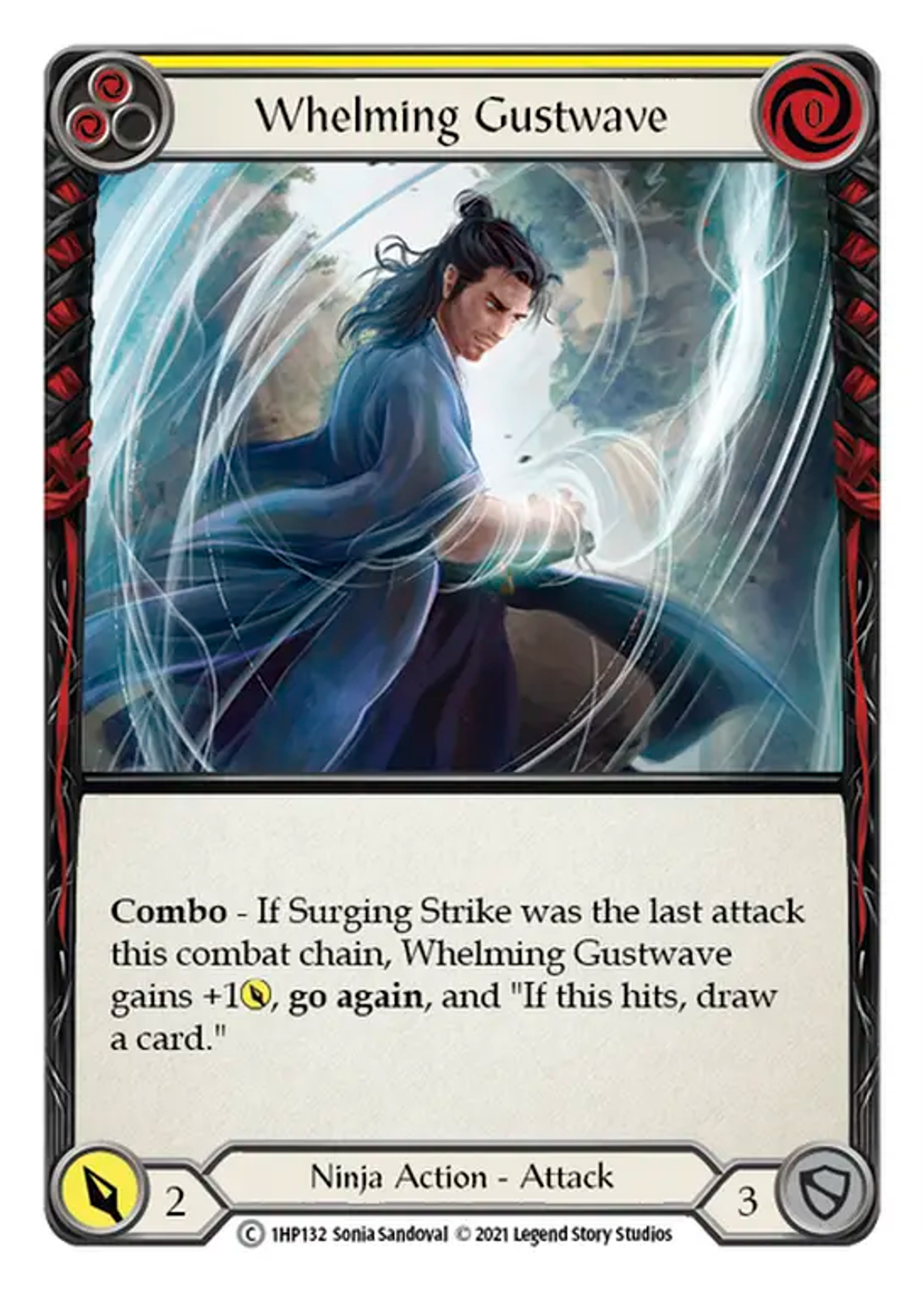 Whelming Gustwave (Yellow) — History Pack 1 — Flesh and Blood