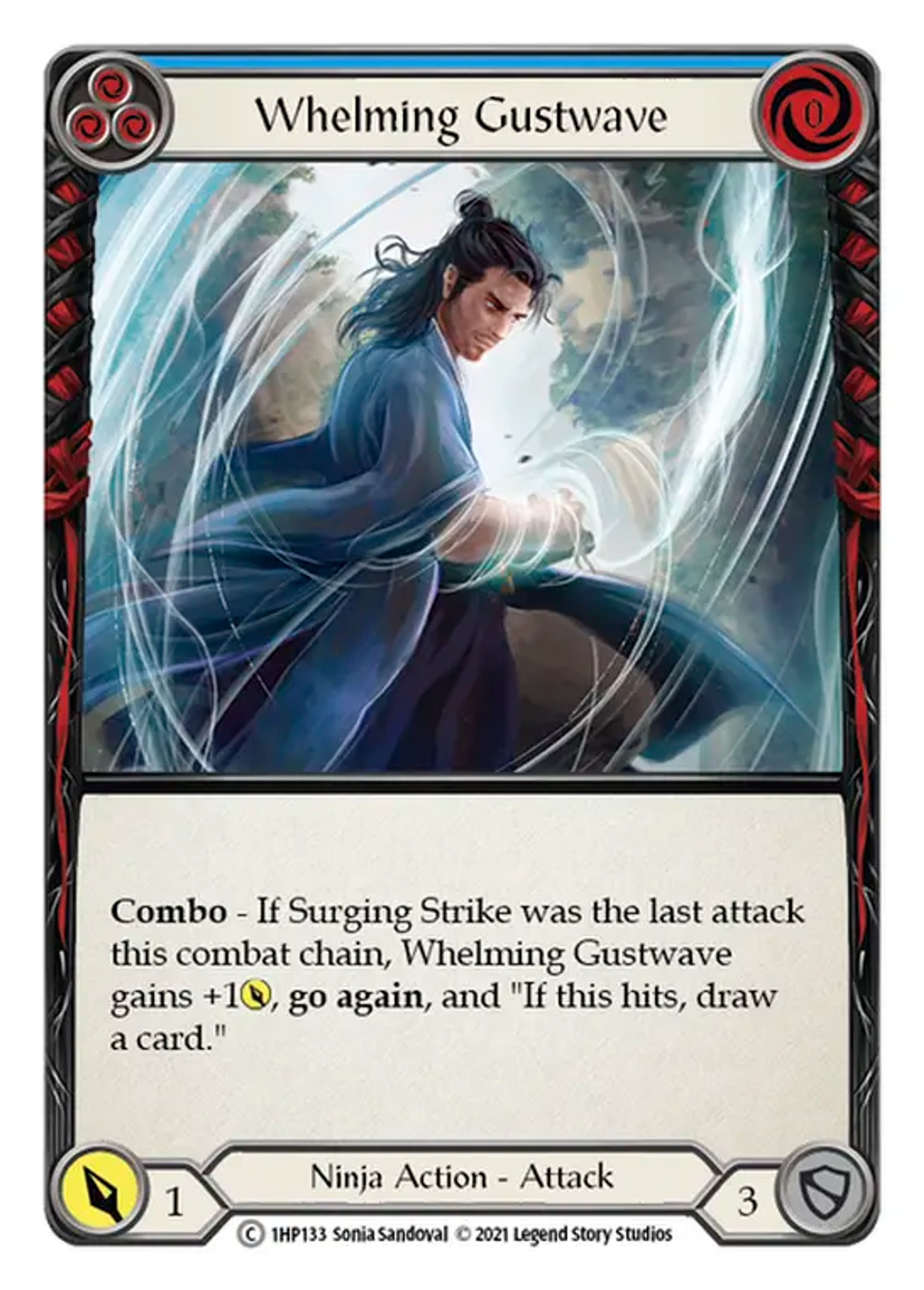Whelming Gustwave (Blue) — History Pack 1 — Flesh and Blood