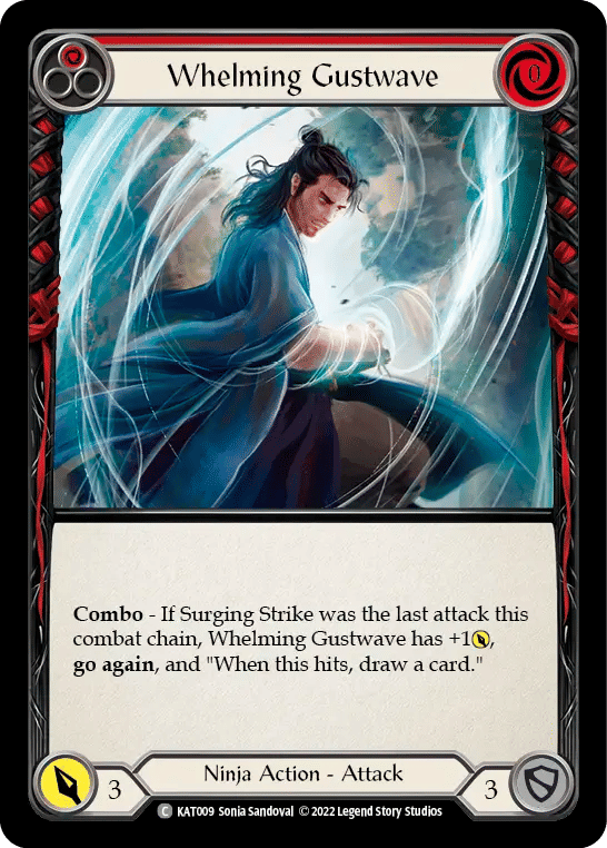 Whelming Gustwave (Red) — Katsu - Blitz Deck — Flesh and Blood
