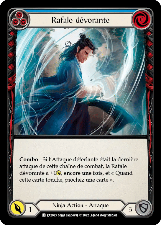 Rafale dévorante — Katsu - Blitz Deck — Flesh and Blood
