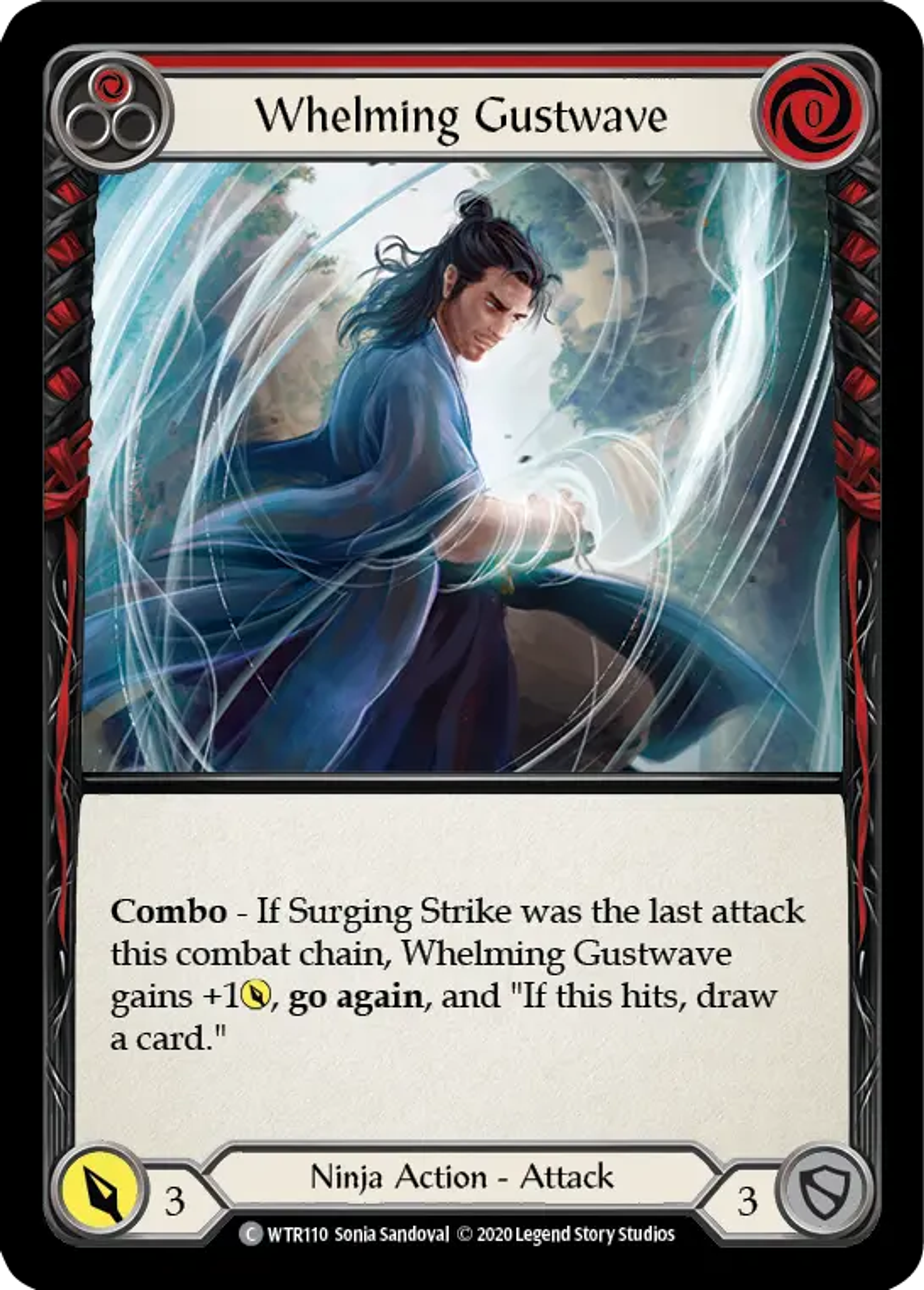 Whelming Gustwave (Red) — Welcome to Rathe - Unlimited — Flesh and Blood