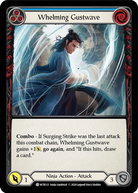 Whelming Gustwave (Blue) — Welcome to Rathe - Unlimited — Flesh and Blood
