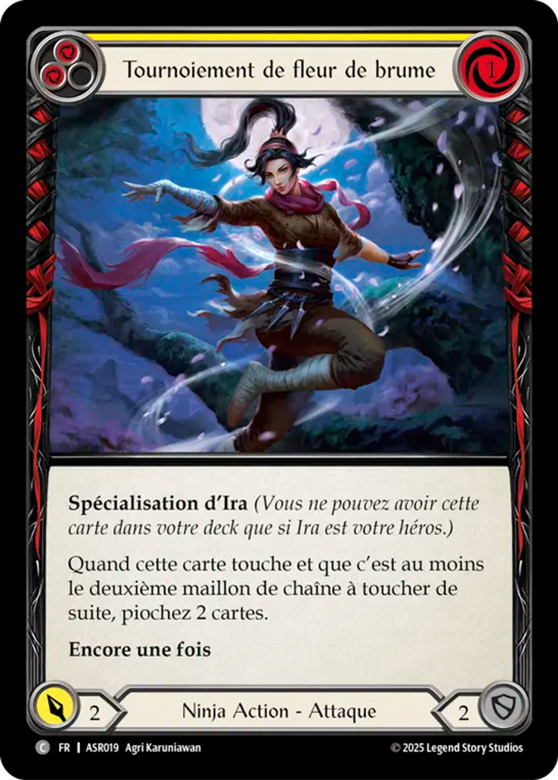 Tournoiement de fleur de brume — Armory Deck - Ira, Scarlet Revenger — Flesh and Blood