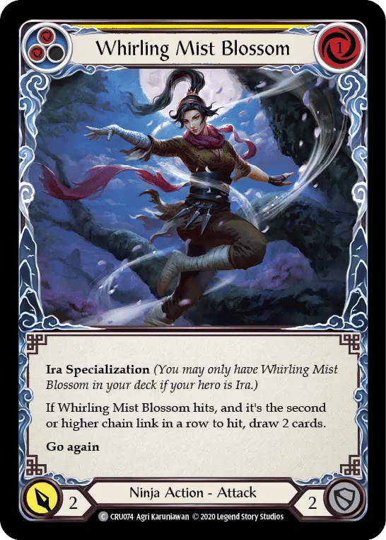 Whirling Mist Blossom (Yellow) — Crucible of War — Flesh and Blood