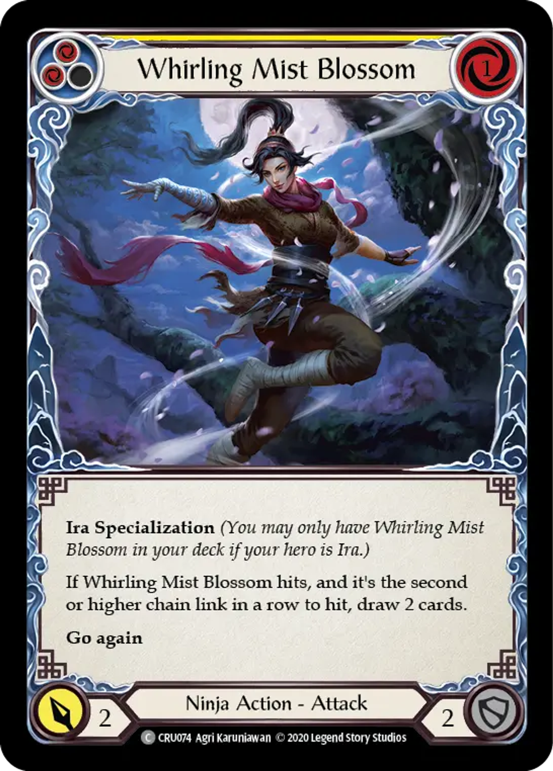 Whirling Mist Blossom (Yellow) — Crucible of War — Flesh and Blood