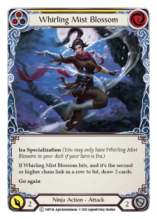 Whirling Mist Blossom (Yellow) — History Pack 1 — Flesh and Blood