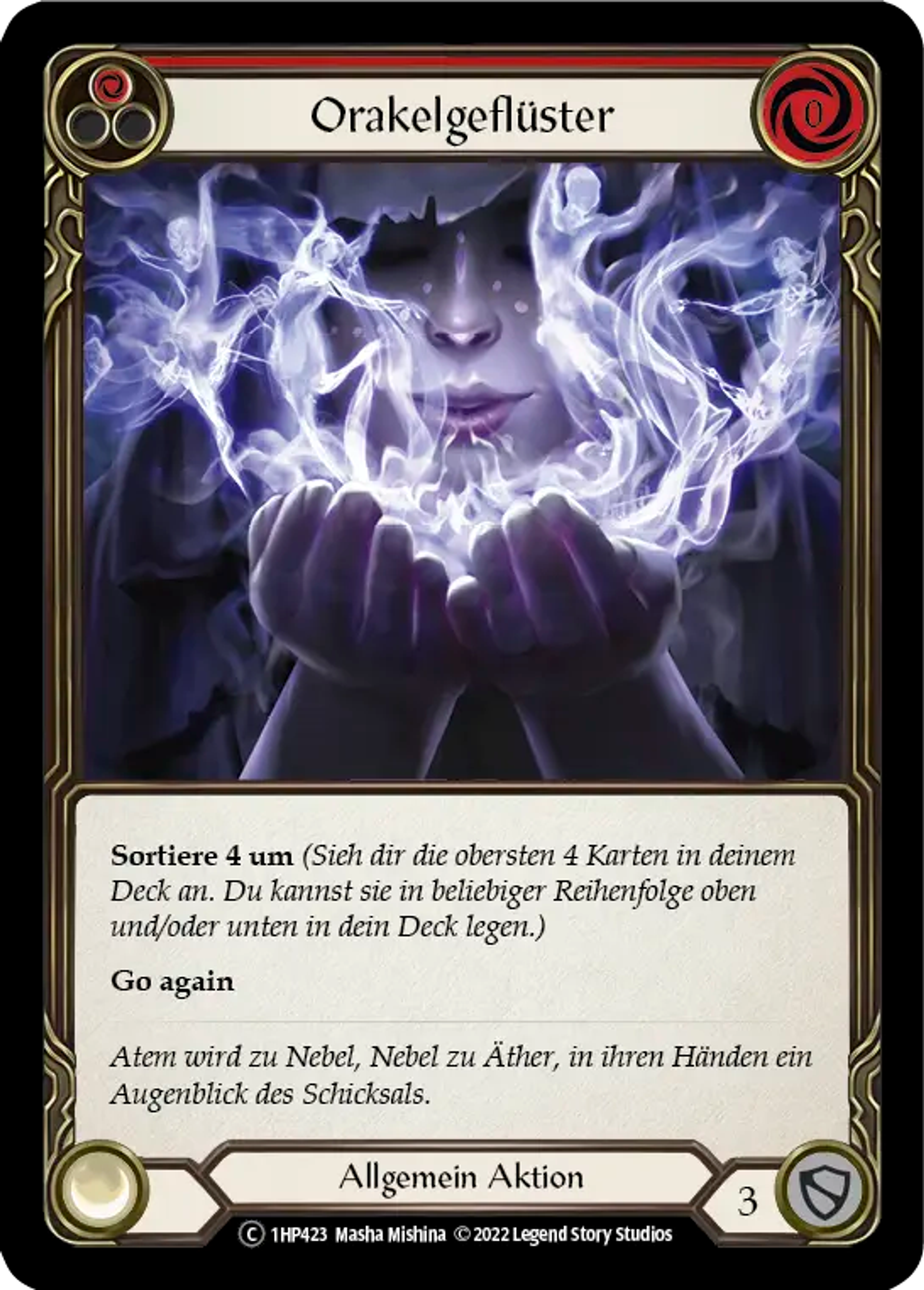 Whisper of the Oracle (Red) — History Pack 1 - Black Label — Flesh and Blood