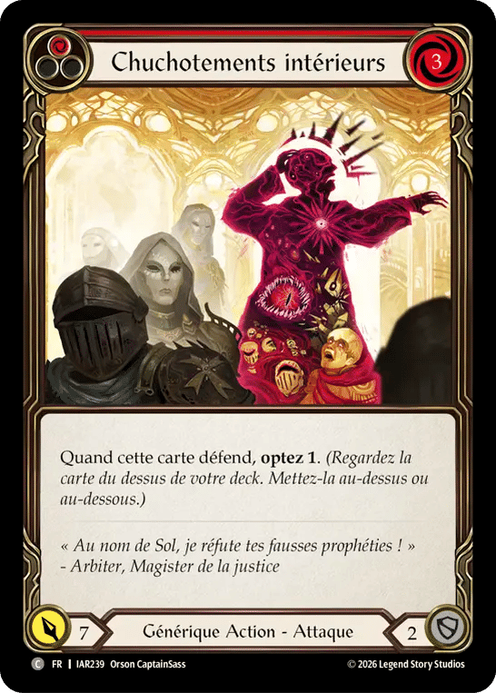 Chuchotements intérieurs — Usurp the Shadow Throne — Flesh and Blood