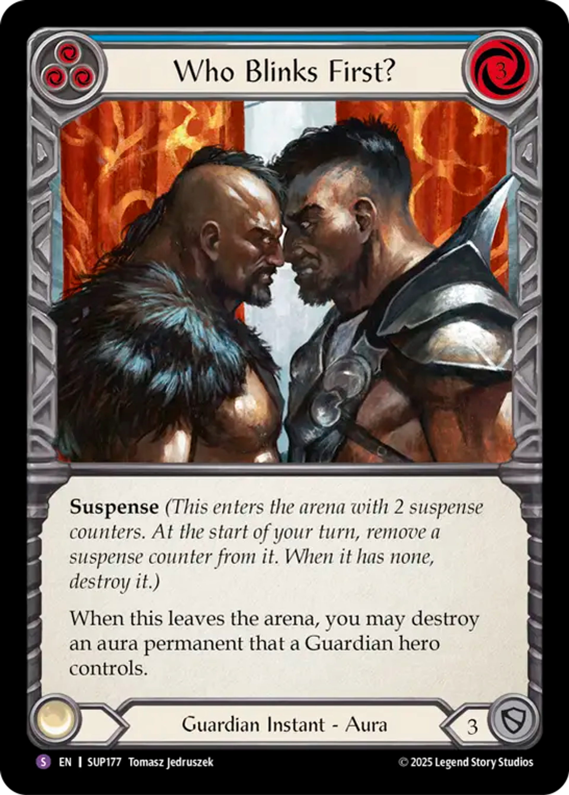 Who Blinks First? — Super Slam — Flesh and Blood