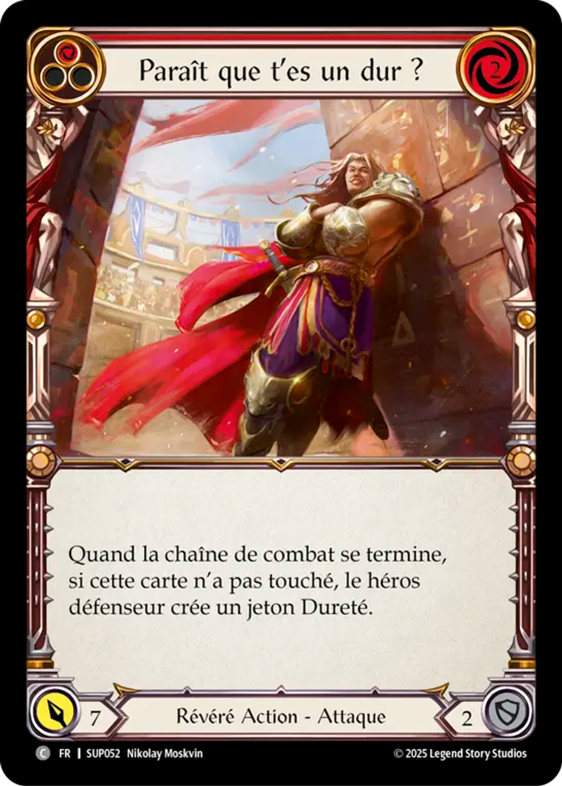 Paraît qu e t’es un dur ? — Super Slam — Flesh and Blood