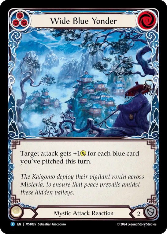 Wide Blue Yonder (Blue) — Part the Mistveil — Flesh and Blood