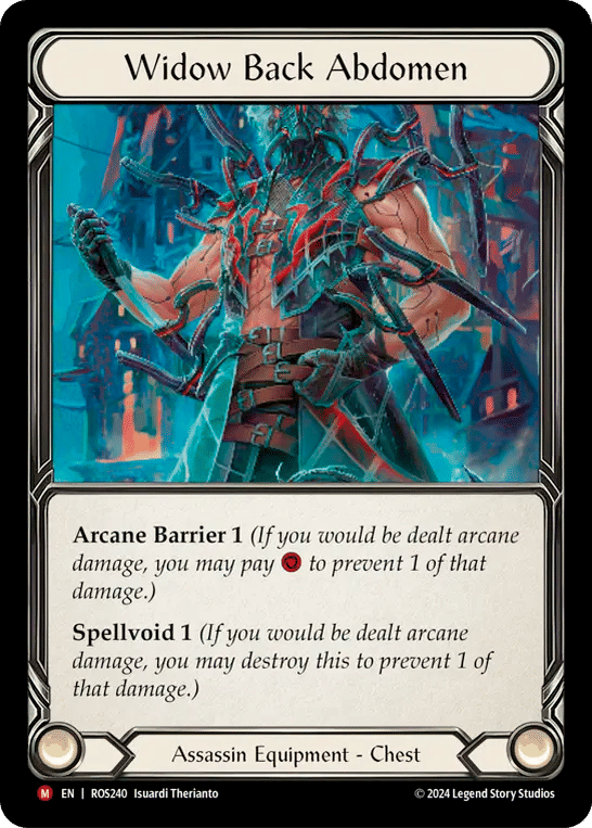 Widow Back Abdomen — Rosetta — Flesh and Blood