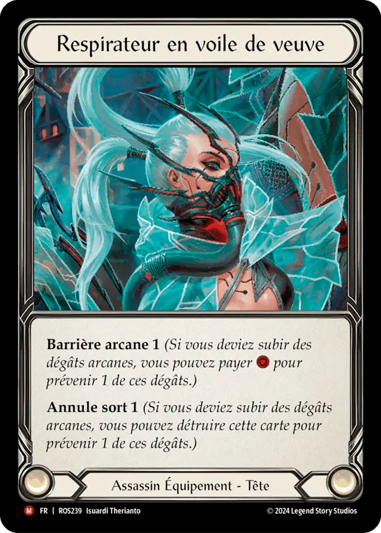 Respirateur en voile de veuve — Rosetta — Flesh and Blood