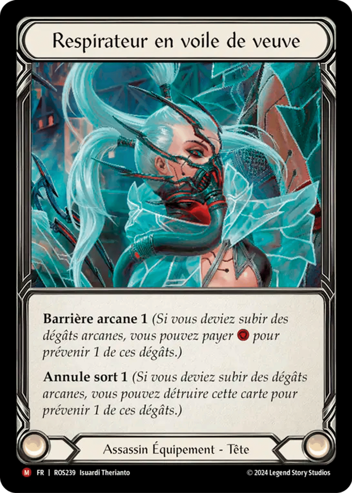 Respirateur en voile de veuve from Rosetta - Flesh and Blood
