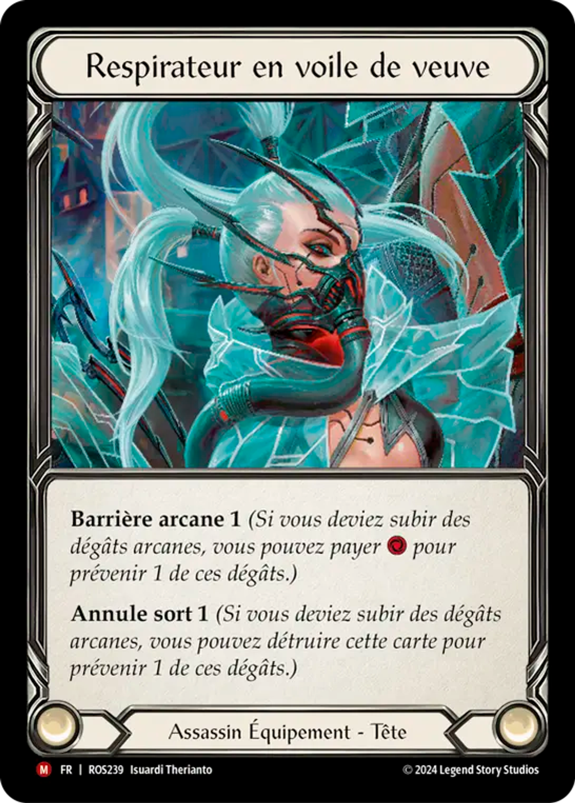 Respirateur en voile de veuve — Rosetta — Flesh and Blood