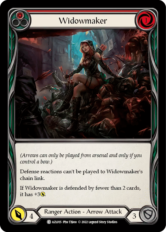 Widowmaker (Red) — Azalea - Blitz Deck — Flesh and Blood