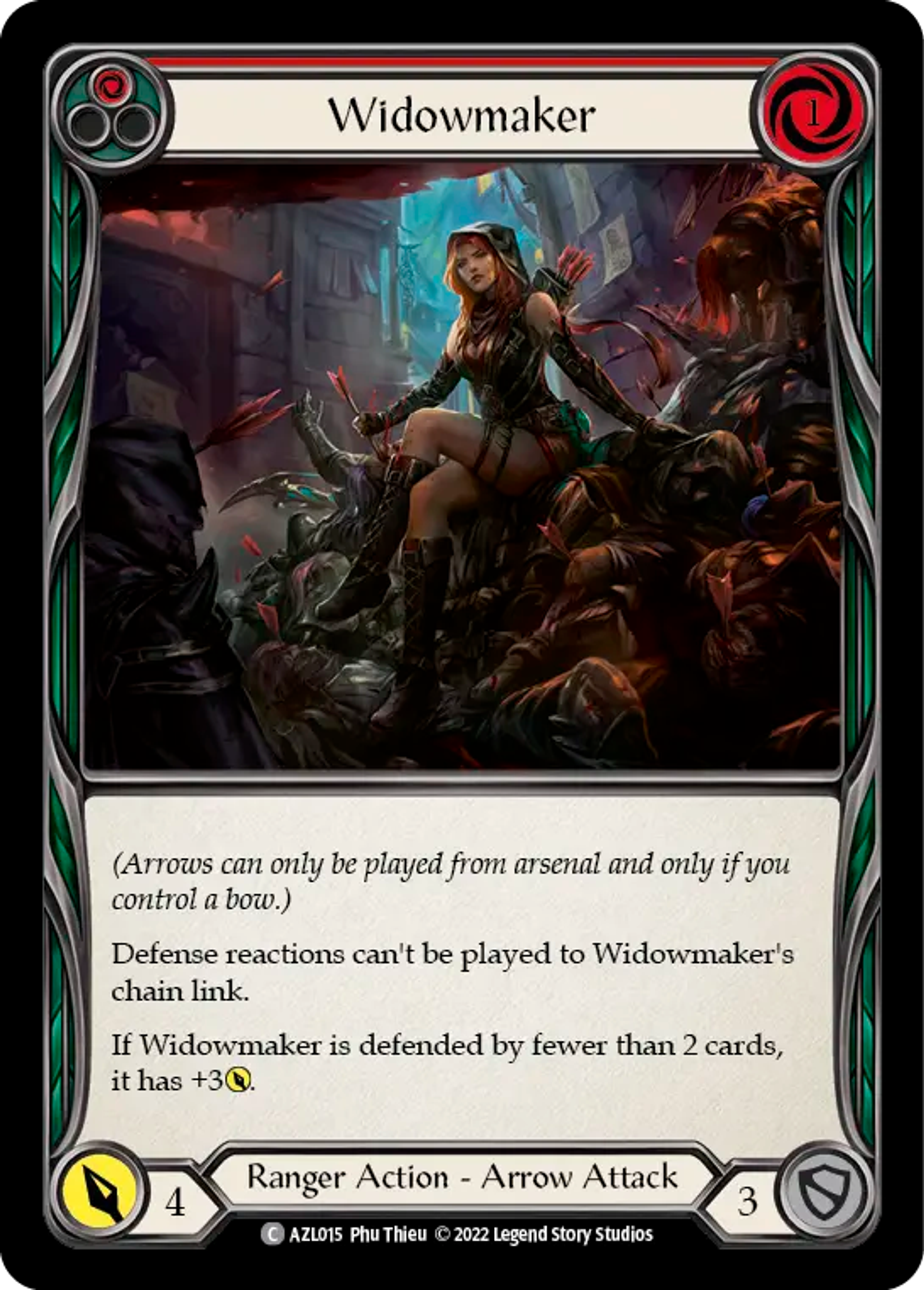 Widowmaker (Red) — Azalea - Blitz Deck — Flesh and Blood