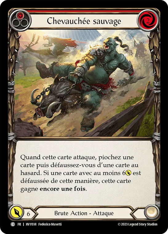 Chevauchée sauvage — Heavy Hitters — Flesh and Blood