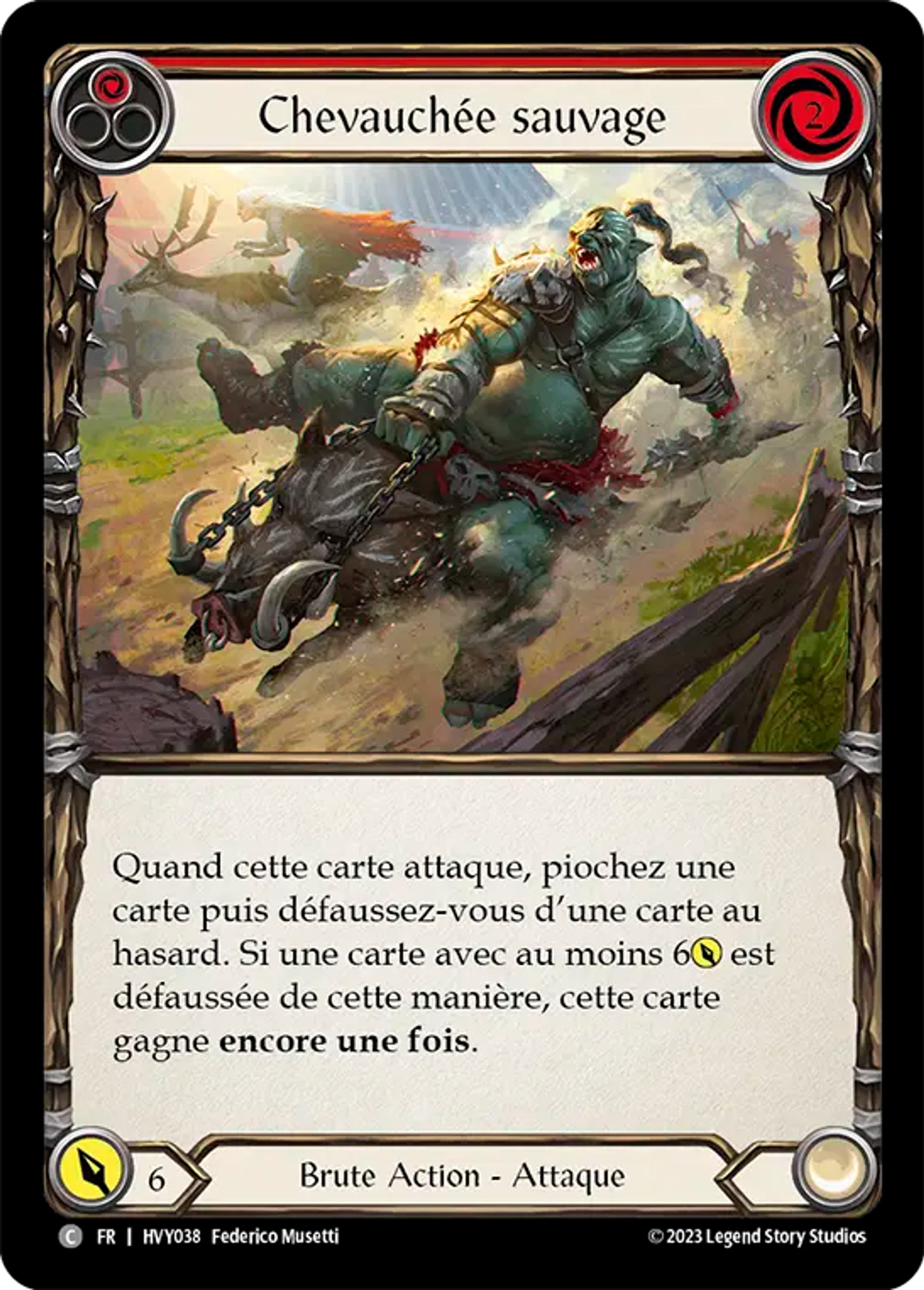 Chevauchée sauvage — Heavy Hitters — Flesh and Blood