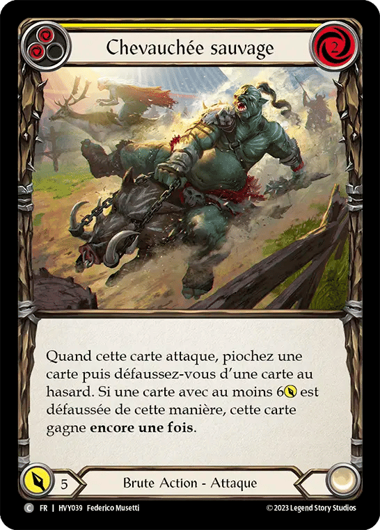 Chevauchée sauvage — Heavy Hitters — Flesh and Blood