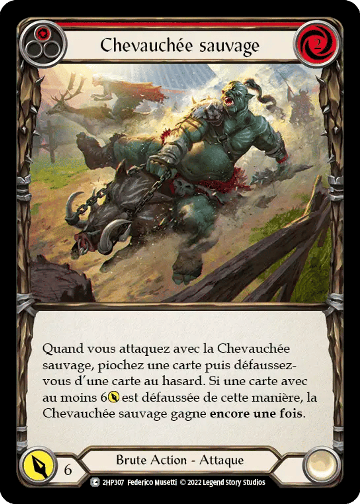 Chevauchée sauvage from History Pack 2 - Black Label - Flesh and Blood
