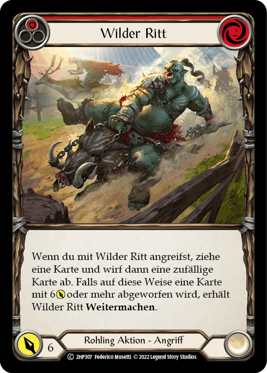 Wild Ride (Red) — History Pack 2 - Black Label — Flesh and Blood