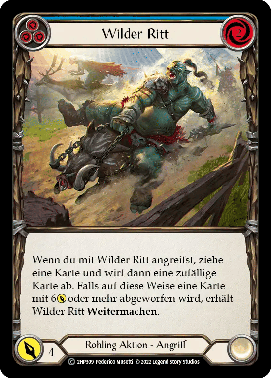 Wild Ride (Blue) — History Pack 2 - Black Label — Flesh and Blood