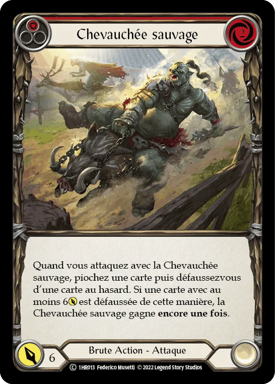Chevauchée sauvage — Rhinar - Blitz Deck — Flesh and Blood