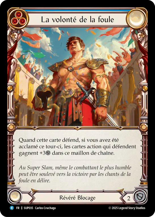 La volonté de la foule — Super Slam — Flesh and Blood