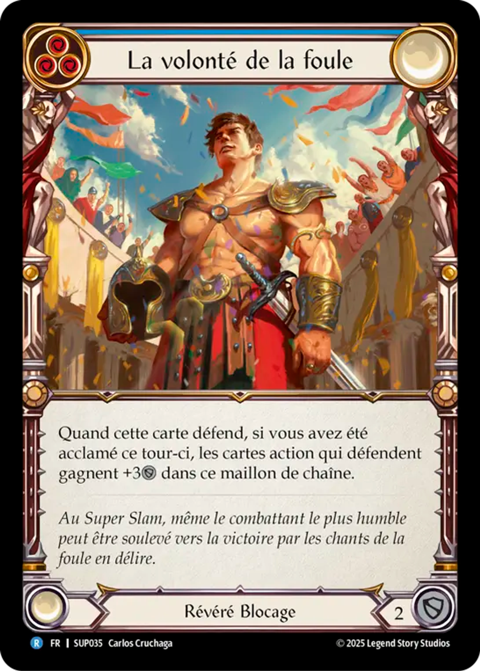 La volonté de la foule — Super Slam — Flesh and Blood