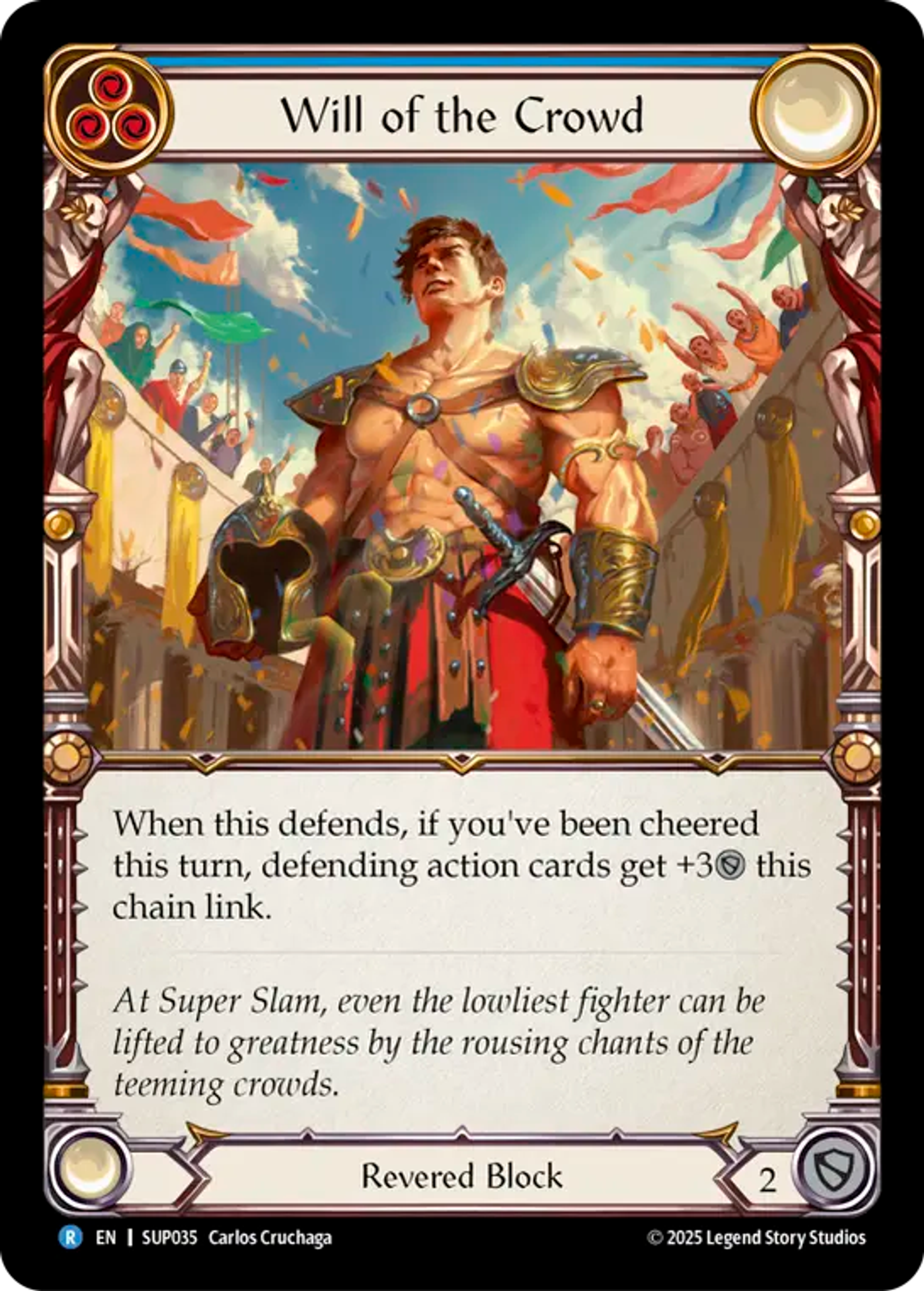 Will of the Crowd (Blue) — Super Slam — Flesh and Blood
