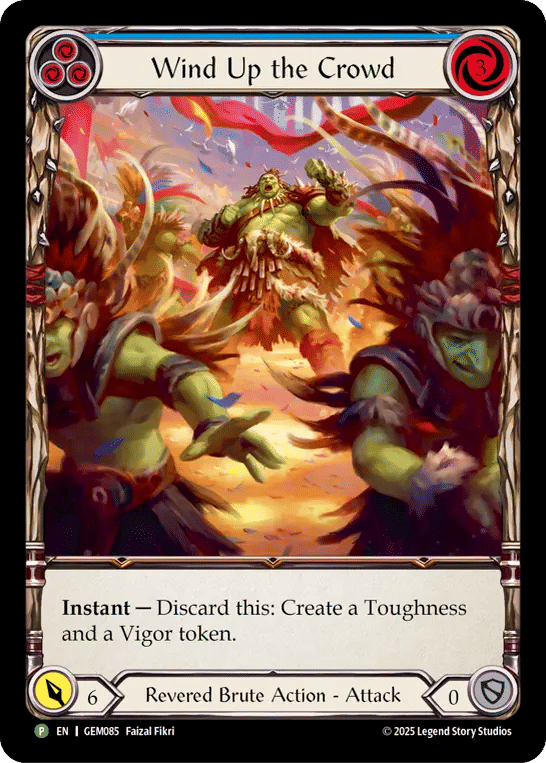 Wind Up the Crowd — GEM - Pack 3 — Flesh and Blood