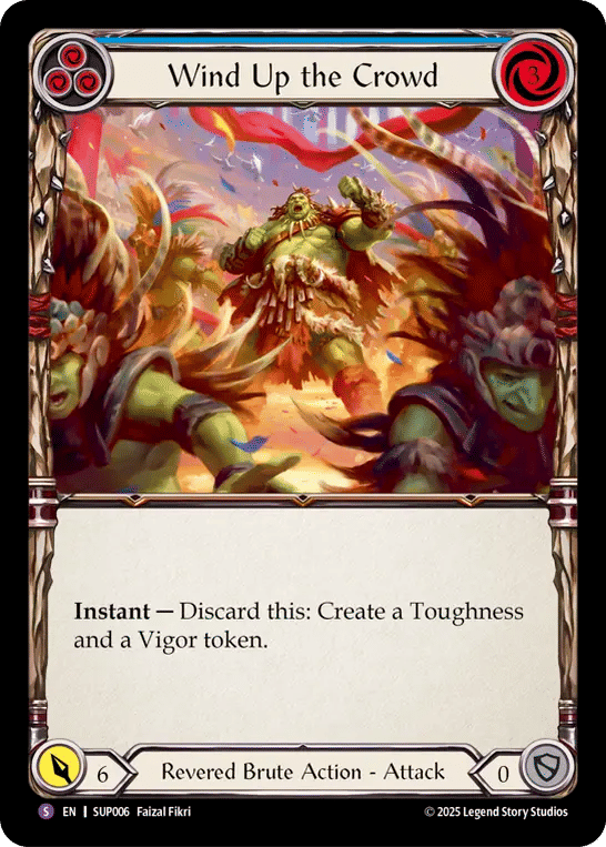 Wind Up the Crowd — Super Slam — Flesh and Blood