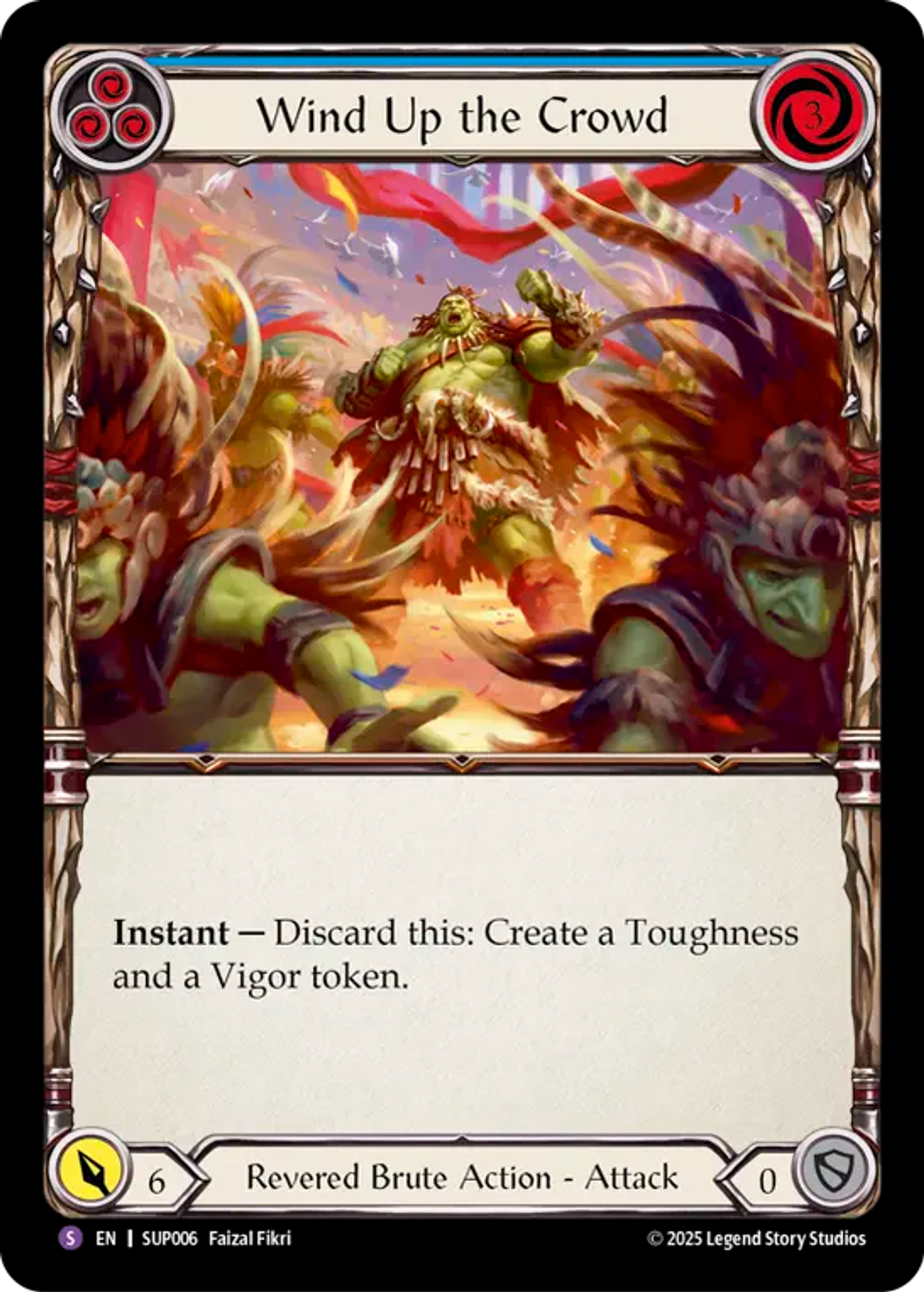 Wind Up the Crowd — Super Slam — Flesh and Blood