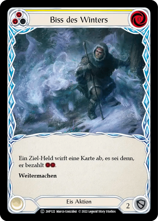 Winter's Bite (Yellow) — History Pack 2 - Black Label — Flesh and Blood