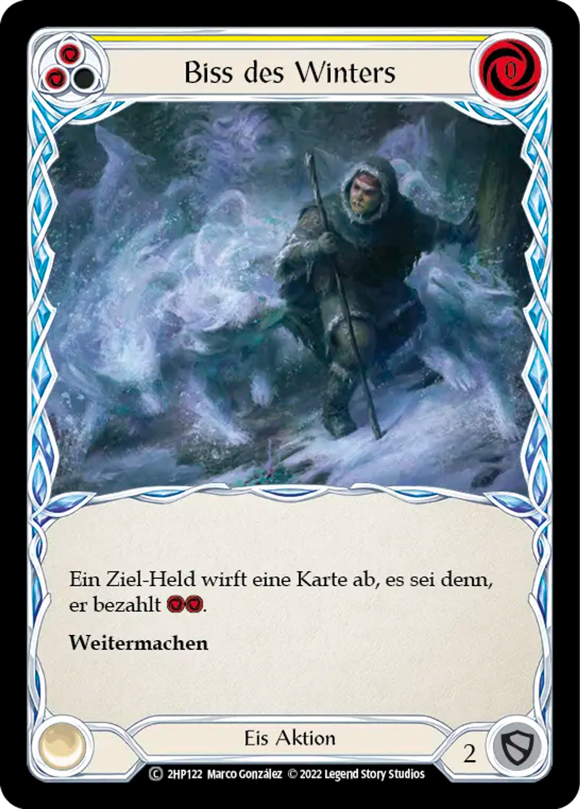 Winter's Bite (Yellow) — History Pack 2 - Black Label — Flesh and Blood
