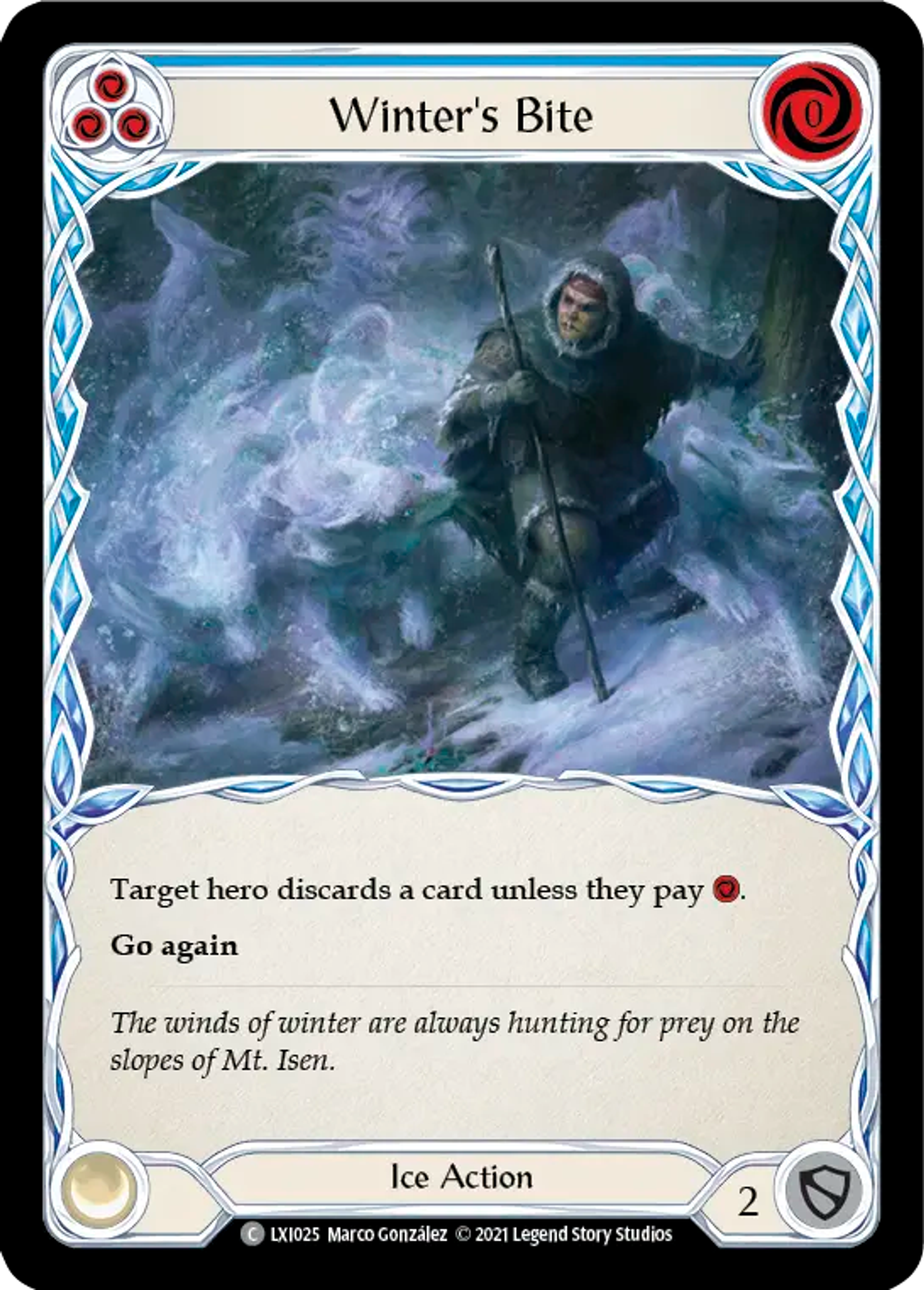 Winter's Bite (Blue) — Lexi - Blitz Deck — Flesh and Blood