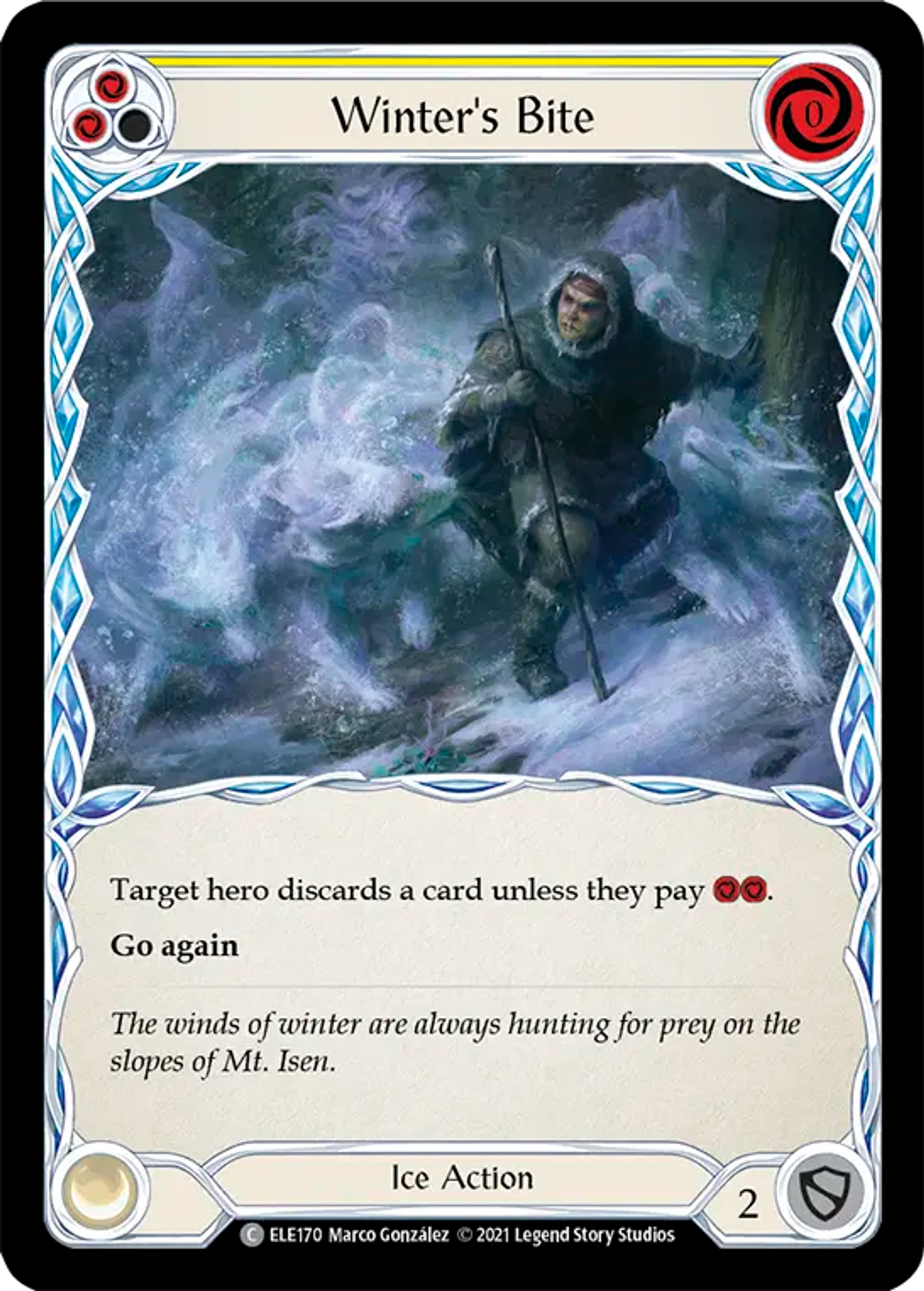 Winter's Bite (Yellow) — Tales of Aria — Flesh and Blood